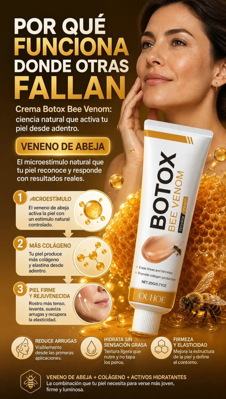 Por qué funciona donde otras fallan: el poder del veneno de abeja