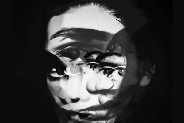 A woman's face