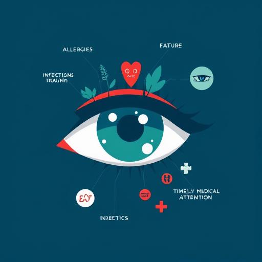 Почему болит глаз и опухло веко: причины и что делать