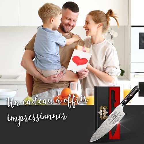 Vue 2 de Couteau De Chef Professionnel