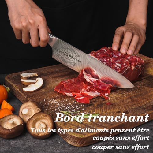 Vue 4 de Couteau De Chef Professionnel