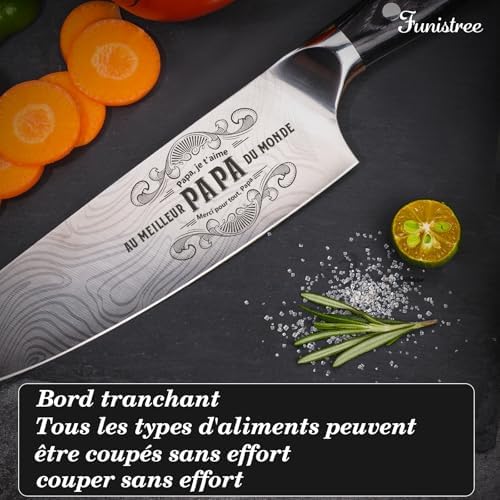 Vue 6 de Couteau De Chef Professionnel