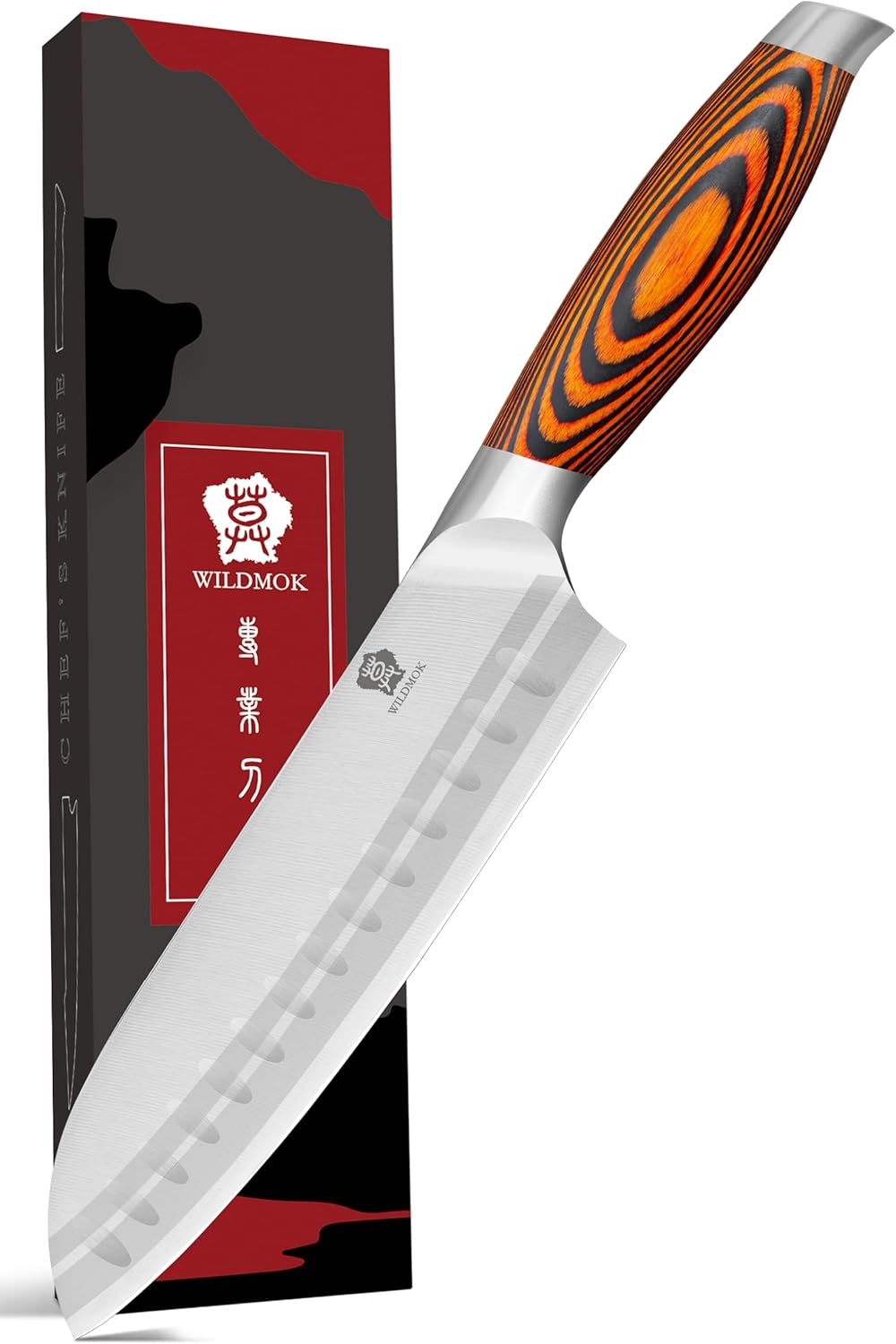 Wildmok Couteau De Santoku