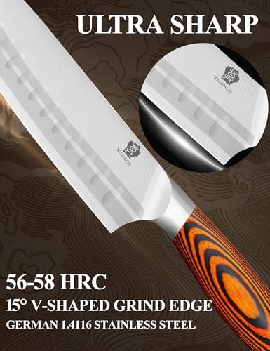 Vue 3 de Wildmok Couteau De Santoku