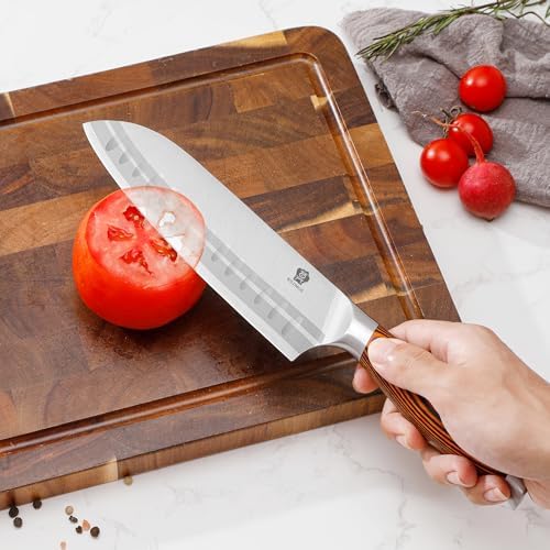 Vue 5 de Wildmok Couteau De Santoku