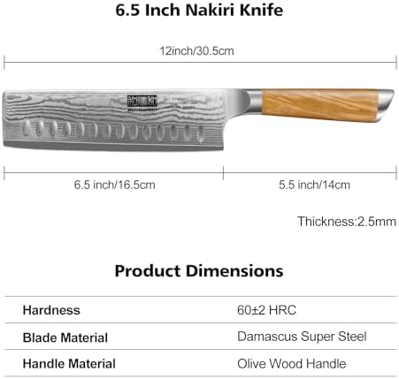 Vue 2 de Hoshanho Damas Couteau De