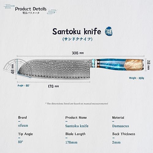 Vue 6 de Ofuun Couteau De Damas