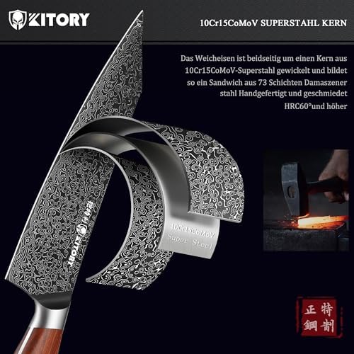 Vue 2 de Kitory Couteau De Chef