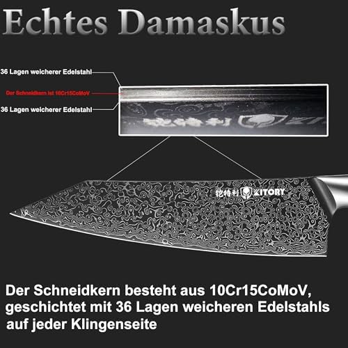 Vue 3 de Kitory Couteau De Chef