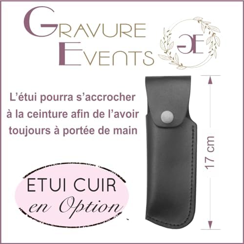 Vue 6 de Gravure Events Couteau De