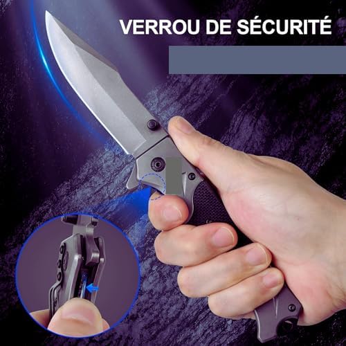 Vue 4 de Couteau Pliant Multiusagescouteau Pliant