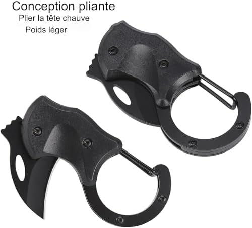 Vue 3 de Xnourney Couteau Pliant Multifonctionnel