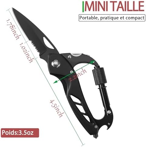 Vue 2 de Xnourney En Mousqueton Multifonction