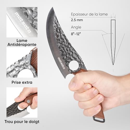 Vue 4 de Matsato Couteau De Cuisine