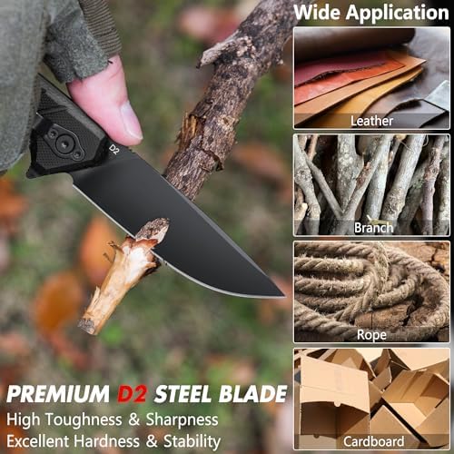 Vue 4 de Flissa Couteau Pliant De