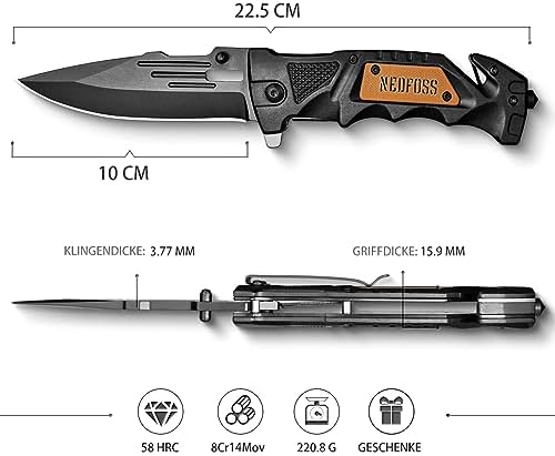 Vue 5 de Nedfoss Da Couteau Pliant