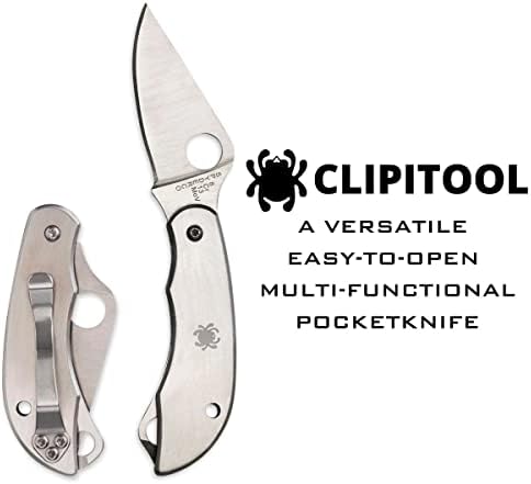 Vue 2 de Spyderco Clipitool Couteau Pliant