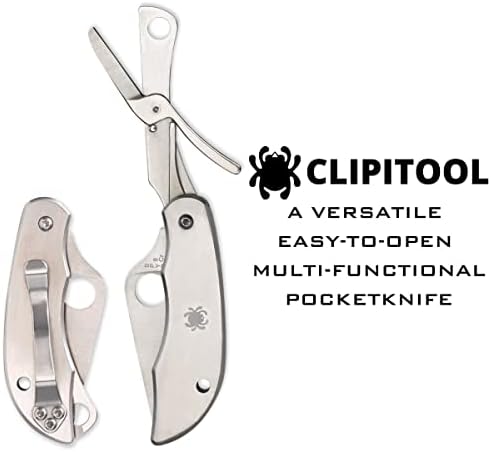 Vue 3 de Spyderco Clipitool Couteau Pliant