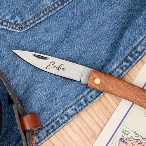 Vue 4 de Wanapix Couteau Personnalise Grave