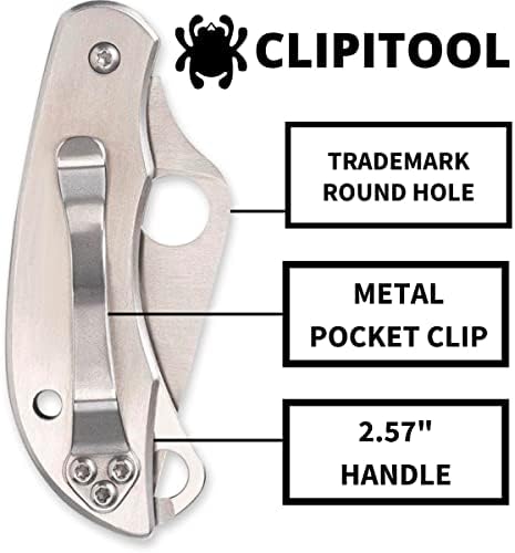 Vue 6 de Spyderco Clipitool Couteau Pliant