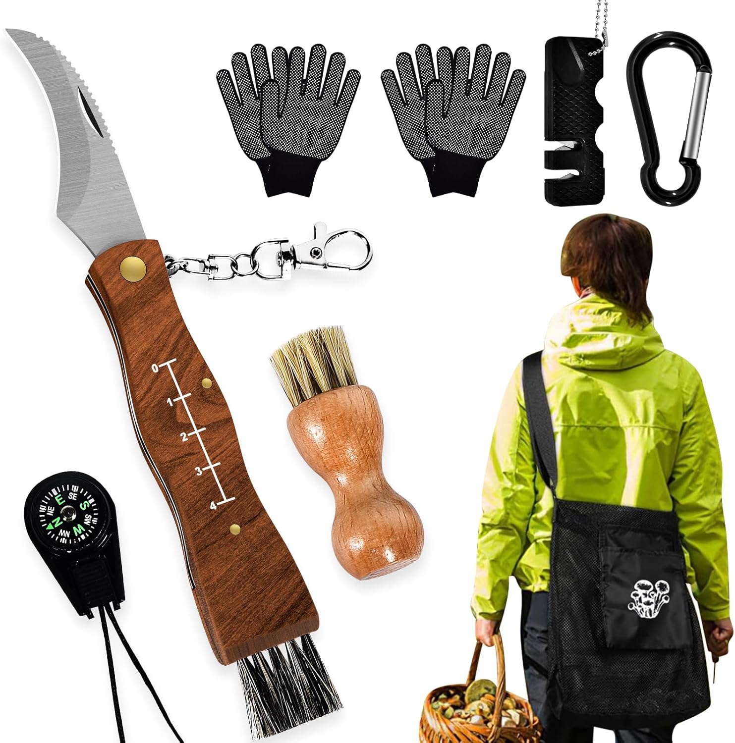 Herenear Couteau Champignon Avec