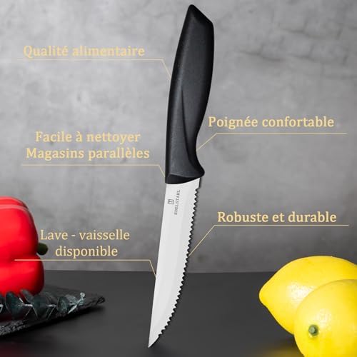 Vue 4 de Targzier Couteaux Steak