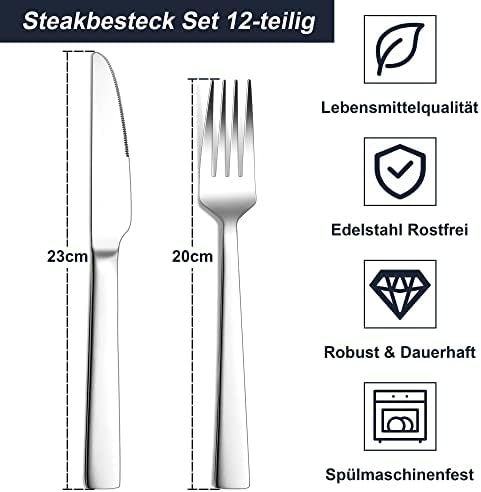 Vue 2 de Herogo Couverts Steak