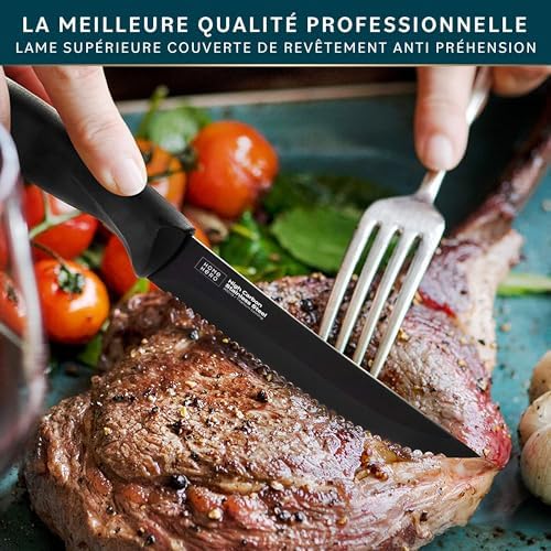 Vue 2 de Couteaux Steak De