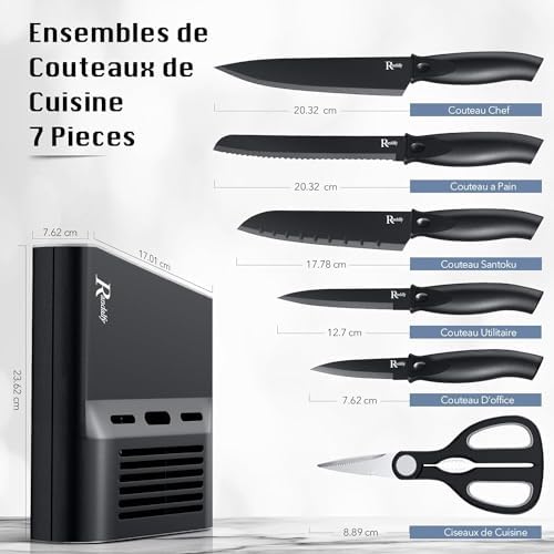 Vue 2 de Couteau Cuisine Ustensiles De