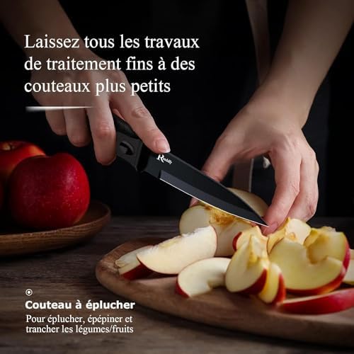 Vue 4 de Couteau Cuisine Ustensiles De