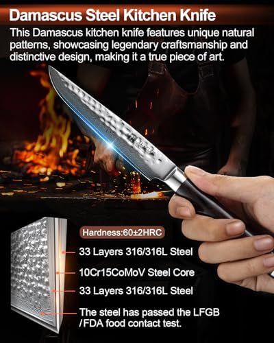 Vue 2 de Xinzuo Set De Couteaux