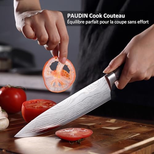 Vue 2 de Paudin Couteau Cuisine Professionnel