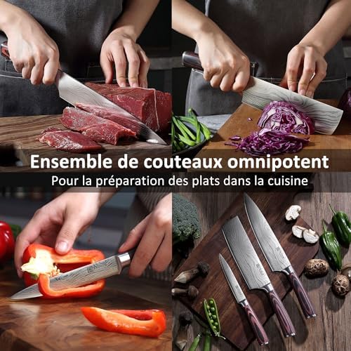 Vue 4 de Paudin Couteau Cuisine Professionnel