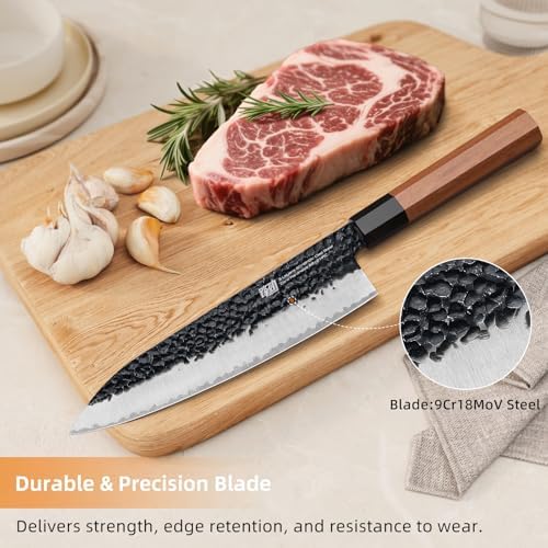 Vue 2 de Findking Couteau De Chef