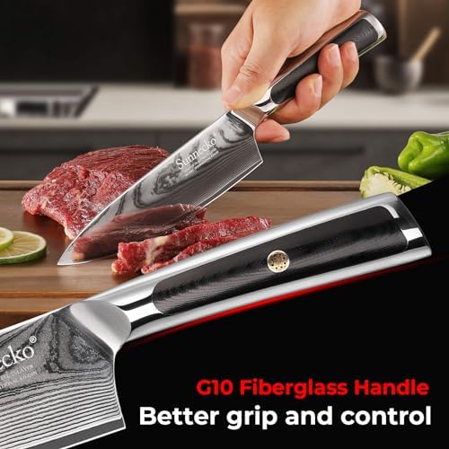 Vue 4 de Sunnecko Couteaux De Cuisine