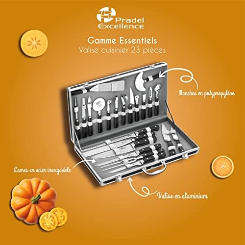 Vue 5 de Pradel Excellence Mallette Couteaux