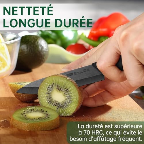 Vue 3 de Plys Noir Couteau Ceramique