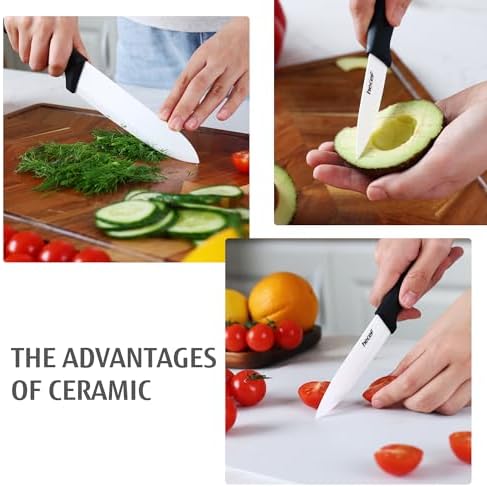 Vue 5 de Hecef Couteau Ceramique Cuisine