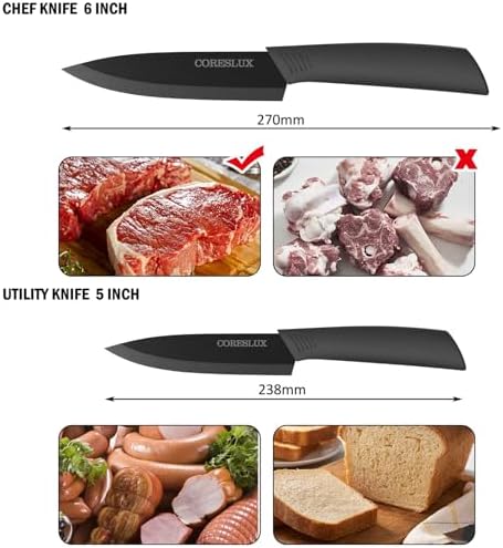 Vue 2 de Coreslux Ensemble De Couteaux
