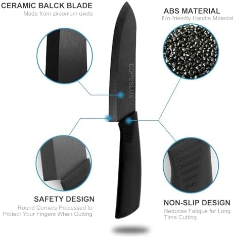 Vue 5 de Coreslux Ensemble De Couteaux