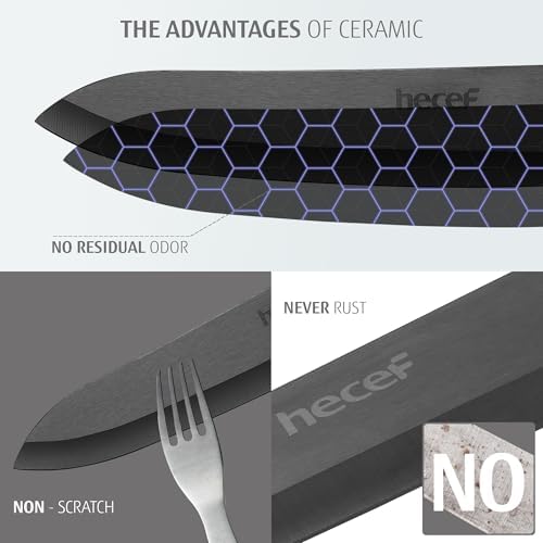 Vue 3 de Hecef Set De Couteaux