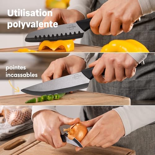 Vue 4 de Silberthal Set De Couteaux