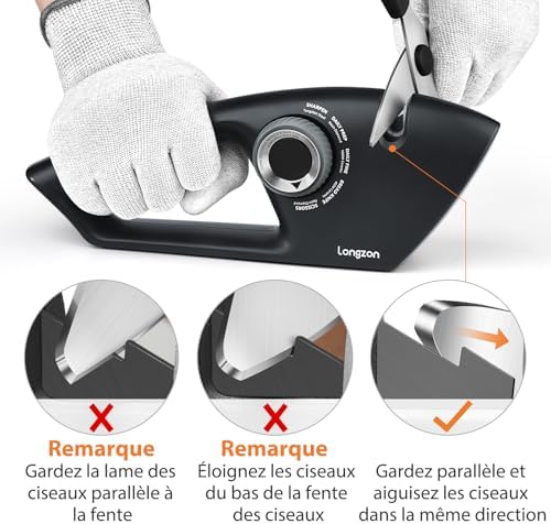 Vue 4 de Longzon Aiguiseur Couteaux En