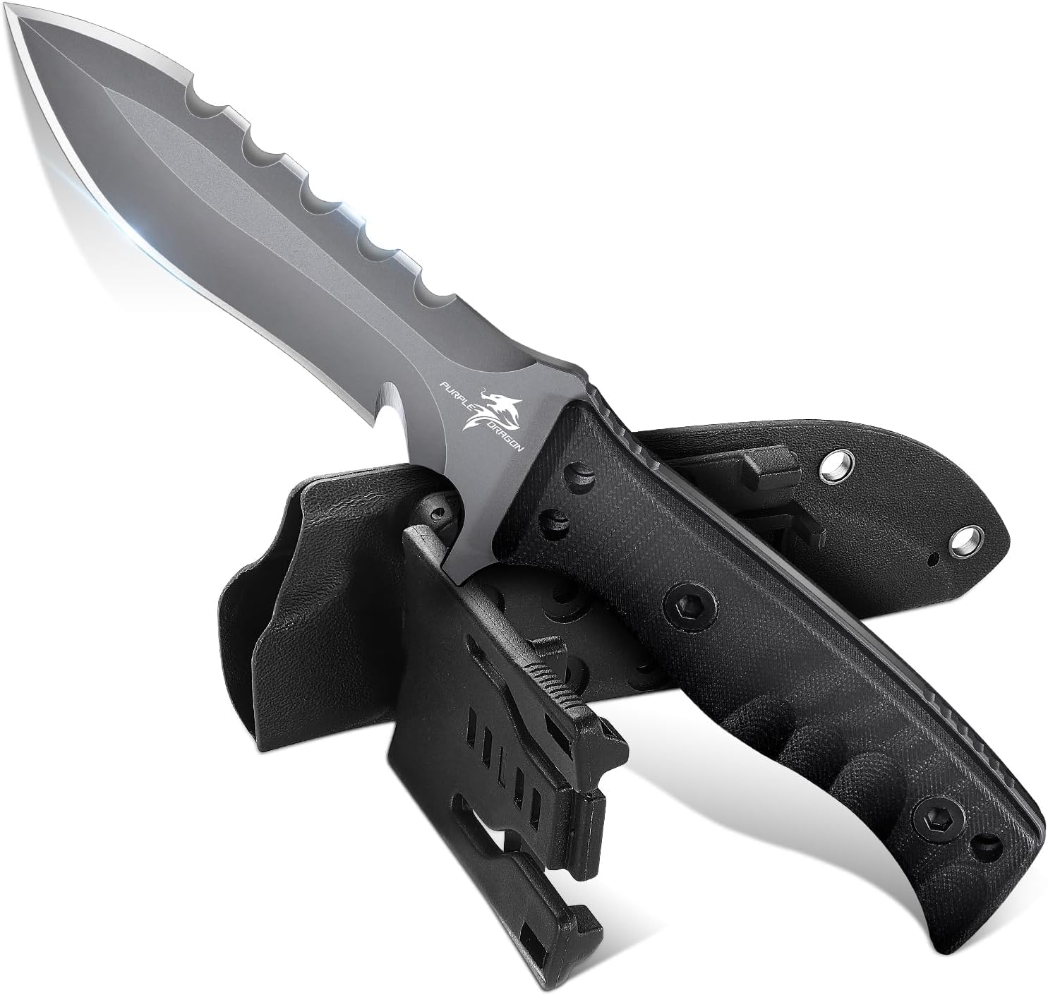 Purple Dragon Couteau De