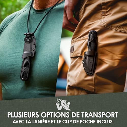 Vue 4 de Odenwolf Wmini Couteau De