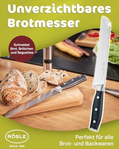Vue 3 de Rosle Couteau Pain