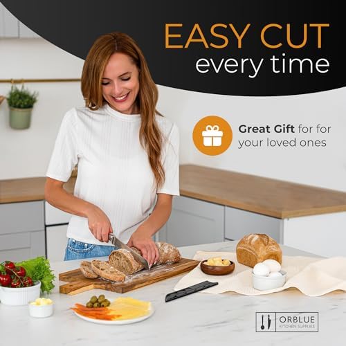 Vue 4 de Orblue Couteau Pain