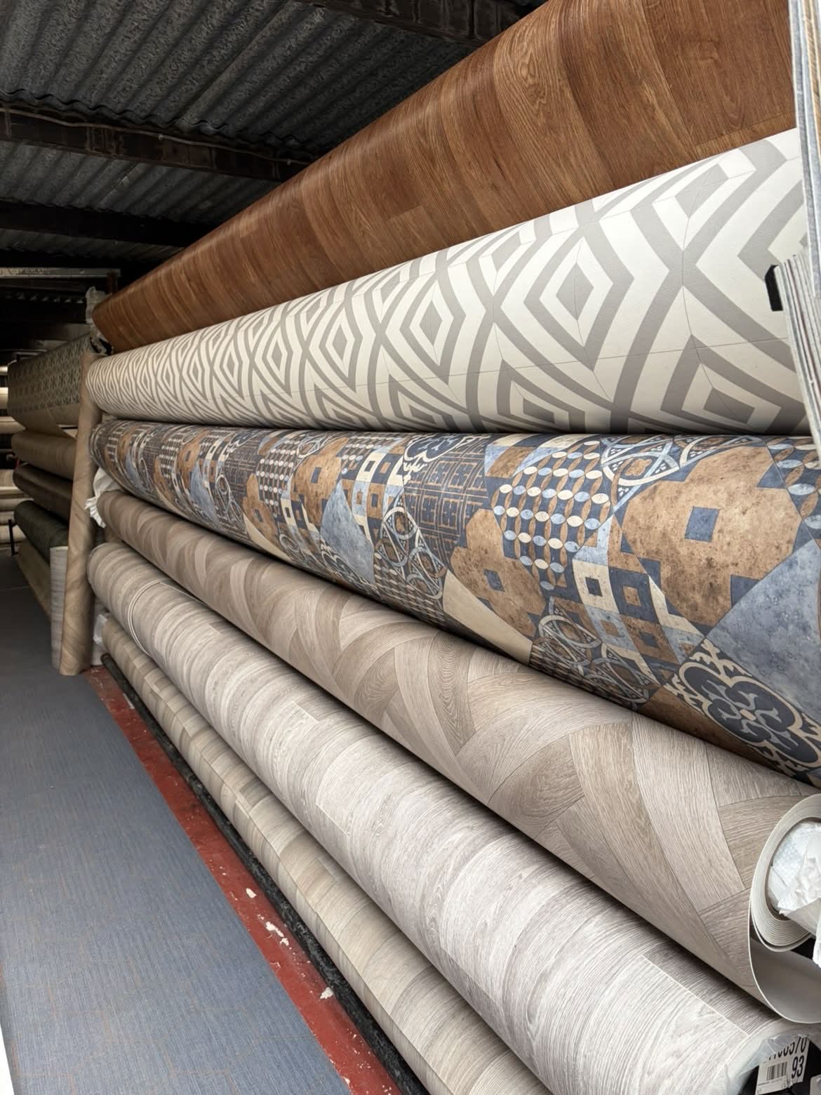 Vinyl flooring in our showroom 3