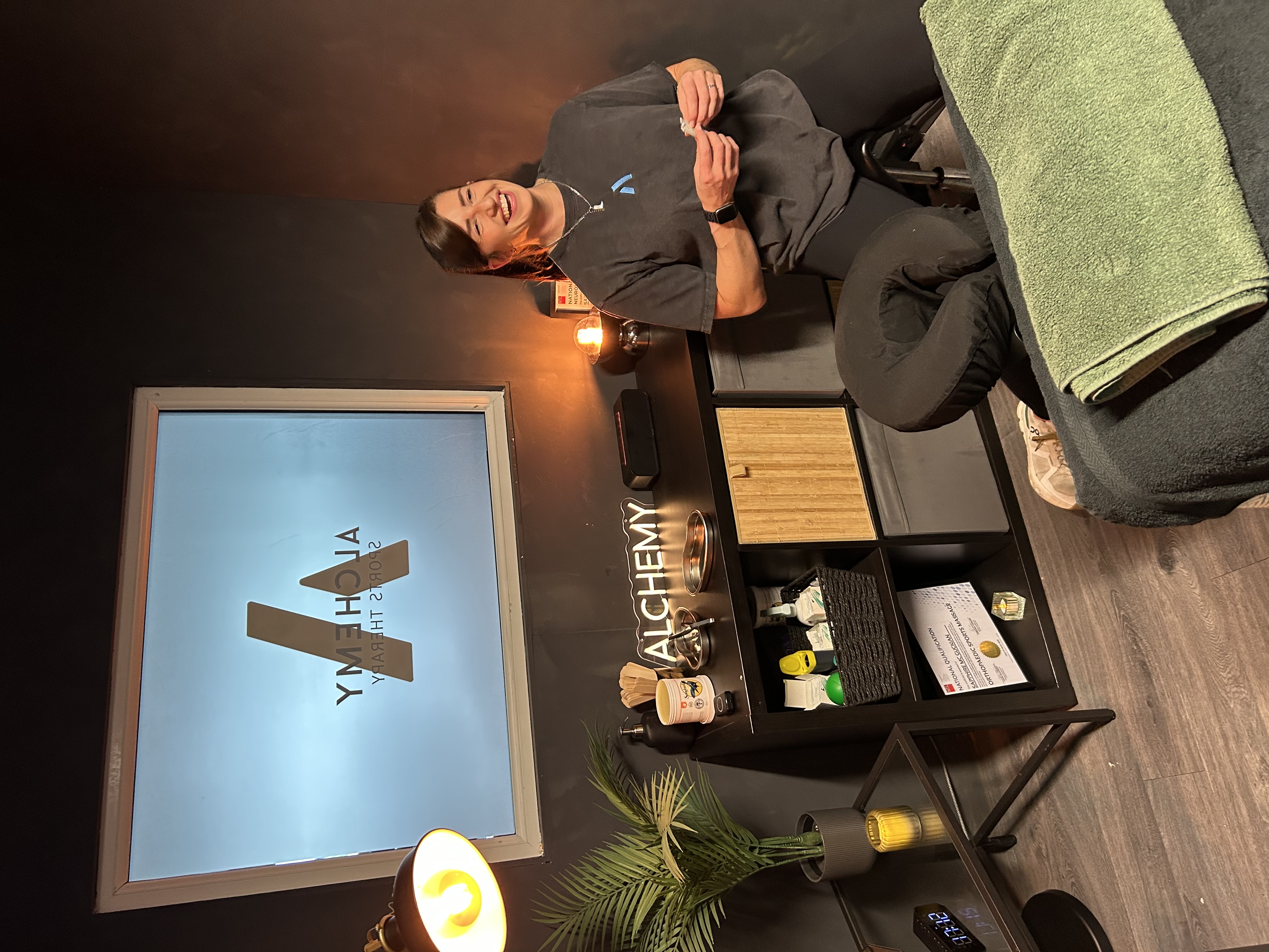 Sapphire, sports therapist at Alchemy Sports Therapy, Ballymena