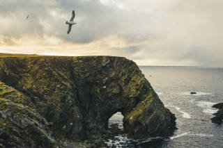 Natural arch near Maywick